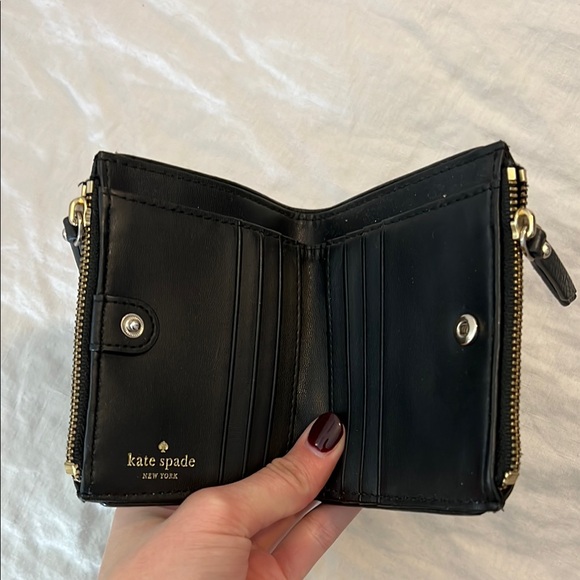 Kate Spade Black Leather Wallet - Picture 2 of 2